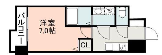 S－RESIDENCE加治屋町achieveの間取り画像