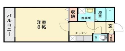 パティオ唐津駅前の間取り画像