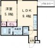 フジパレス瓜生堂Ⅴ番館の間取り画像