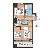 ラ・クラッセ札幌大通ウエストの間取り画像