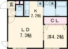 nest.Aoba(ネストアオバ)の間取り画像