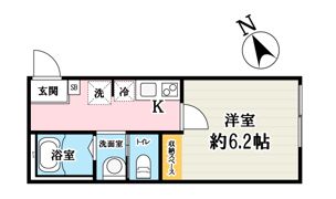 キャメル南越谷5の間取り画像