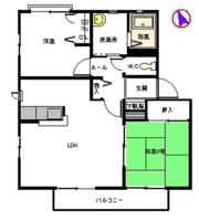 シャーメゾンみち A棟の間取り画像
