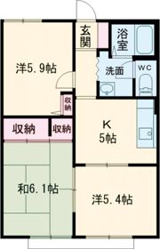 グリーンハイツの間取り画像