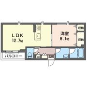 ティーフ ヴァルトの間取り画像