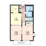 パル石井Ⅱの間取り画像
