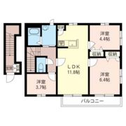 ラル湘南 Bの間取り画像