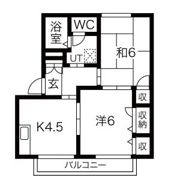 エイト曙A棟の間取り画像