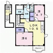 サンパティーク・ロジュマンDの間取り画像