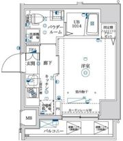 フェルクルールプレスト青戸の間取り画像