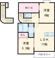 トラミッドヴィラ花田の間取り画像