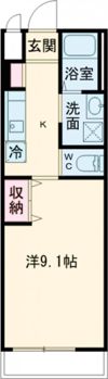 ショコラ花ノ宮の間取り画像