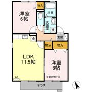 リバティー ABの間取り画像