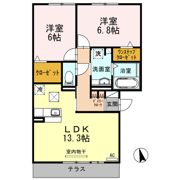 D-room竹谷の間取り画像