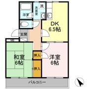 サンヒルズ鷹丘 Cの間取り画像