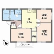 フレグランスアガの間取り画像