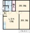 ウエストワンⅢの間取り画像