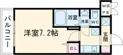 AILE南武庫之荘westの間取り画像
