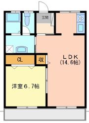 フレシール若草の間取り画像