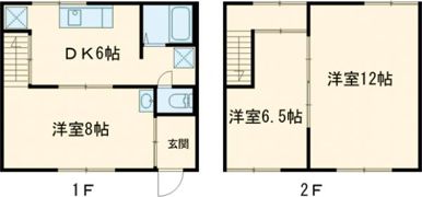 七つ屋町一戸建ての間取り画像