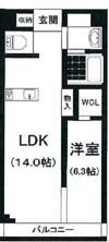 メゾンドールの間取り画像