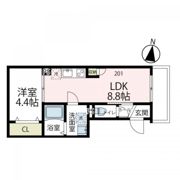 ベルヴィル殿町Ⅲの間取り画像