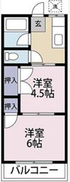 シティハイムナガドオリの間取り画像