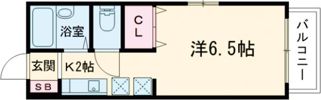 エーリー招提の間取り画像