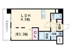 QREST熊大病院前の間取り画像