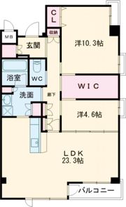 メゾンクレール諏訪山の間取り画像