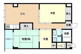 第三岩井ハイツの間取り画像