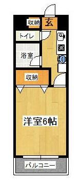 アールマンションの間取り画像