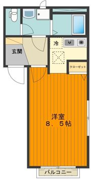 ライジングコートの間取り画像