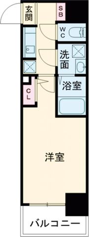 S-RESIDENCE堺市駅前の間取り画像