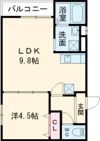 フジパレス瓜生堂Ⅵ番館の間取り画像