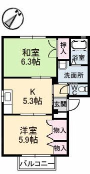 コーポフィレンツェの間取り画像