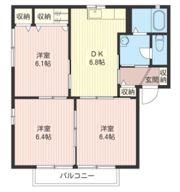 メゾンドさくらBの間取り画像