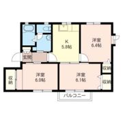 ソレイユ湘南の間取り画像