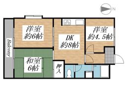 第25明智ビルの間取り画像