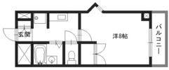 メゾンデール本町の間取り画像