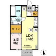 サザンスクェア Aの間取り画像