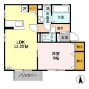 ロイヤル川木谷 Cの間取り画像