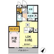 ドゥールミエールKASAMAの間取り画像