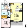 セレスティア福光西 EASTの間取り画像