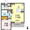 セレスティア福光西 EASTの間取り画像