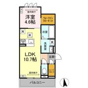 セレスティア福光西 WESTの間取り画像