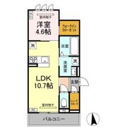 セレスティア福光西 WESTの間取り画像