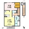 トリシア K・Jの間取り画像