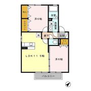 メゾン アルカディア B棟の間取り画像