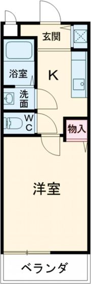 ペアーコート泉佐野B棟の間取り画像